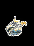 Almost Heaven Fishing sticker